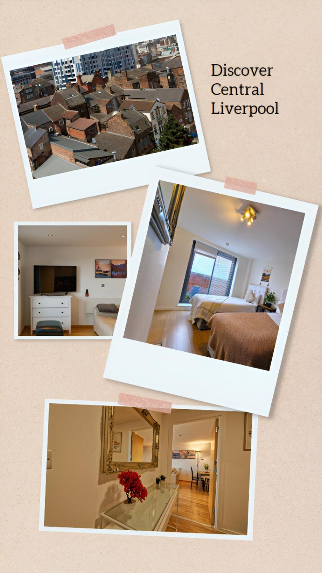 Sidemersey Livings- Convenient 1-Bedroom Flat With A View, Central 리버풀 외부 사진