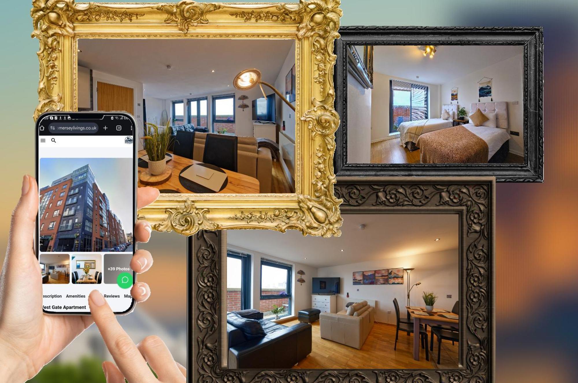 Sidemersey Livings- Convenient 1-Bedroom Flat With A View, Central 리버풀 외부 사진
